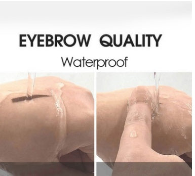 Eyebrow makeup for quick, natural, waterproof, and long-lasting brow shaping and coloring